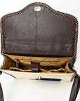 American Darling Adbgm377 Briefcase Hair-On Genuine Leather Women Bag Western Handbag Purse