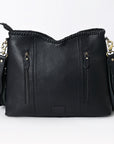 American Darling Hobo Beautifully Hand Tooled Hair-On Genuine Leather women bag western handbag purse