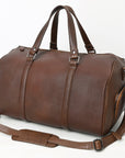 American Darling Duffel Full Grain Genuine Leather Western Women Bag | Handbag Duffle Weekend Travel Bags for