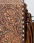 American Darling Adbgz800 Cross Body I Hand Tooled Genuine Leather Women Bag Western Handbag Purse