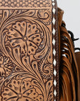 American Darling Adbgz800 Cross Body I Hand Tooled Genuine Leather Women Bag Western Handbag Purse