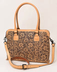 American Darling ADBGZ801 Hand Tooled Genuine Leather women bag western handbag purse