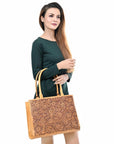 American Darling ADBGZ805 Hand Tooled Genuine Leather women bag western handbag purse