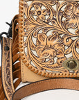 American Darling SMALL CROSSBODY Hand Tooled Genuine Leather women bag western handbag purse