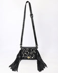 American Darling SMALL CROSSBODY Hand Tooled Genuine Leather women bag western handbag purse