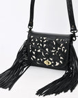 American Darling SMALL CROSSBODY Hand Tooled Genuine Leather women bag western handbag purse