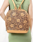 ADBGZ813 American Darling BACKPACK Hand Tooled Genuine Leather women bag western handbag purse