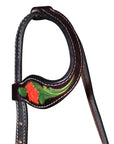 COMFYTACK Western Horse Headstall Breast Collar Tack Genuine American Leather