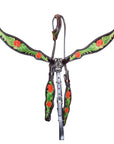 COMFYTACK Western Horse Headstall Breast Collar Tack Genuine American Leather
