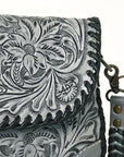American Darling Small Crossbody Hand Tooled Genuine Leather women bag western handbag purse