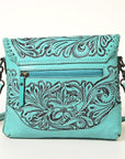 American Darling Small Crossbody Hand Tooled Genuine Leather women bag western handbag purse