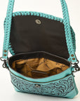 American Darling Small Crossbody Hand Tooled Genuine Leather women bag western handbag purse