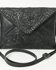 American Darling Envelope Hand Tooled Genuine Leather women bag western handbag purse