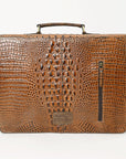 American Darling ADBG1430 Cross Body Crocodile Embossed Genuine Leather women bag western handbag purse