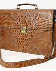 American Darling ADBG1430 Cross Body Crocodile Embossed Genuine Leather women bag western handbag purse