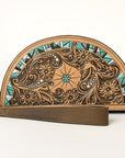 American Darling Hand Tooled Genuine Leather women bag western handbag purse