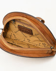 American Darling Hand Tooled Genuine Leather women bag western handbag purse