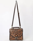 American Darling Adbga528 Briefcase Hand Tooled Genuine Leather Women Bag Western Handbag Purse