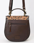 American Darling Adbga529 Small Crossbody Hand Tooled Genuine Leather Women Bag Western Handbag Purse