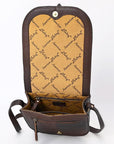 American Darling Adbga530 Small Crossbody Hand Tooled Genuine Leather Women Bag Western Handbag Purse
