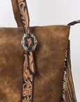 American Darling Adbga533 Tote Hand Tooled Genuine Leather Women Bag Western Handbag Purse
