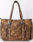 American Darling Adbga533 Tote Hand Tooled Genuine Leather Women Bag Western Handbag Purse