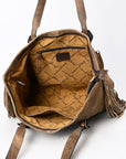 American Darling Adbga533 Tote Hand Tooled Genuine Leather Women Bag Western Handbag Purse