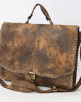 American Darling Adbga535 Briefcase Genuine Leather Women Bag Western Handbag Purse
