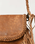 Never Mind Nmbgm168 Small Crossbody Vintage Handmade Genuine Cowhide Leather Women Bag Western Handbag Purse