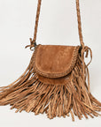 Never Mind Nmbgm168 Small Crossbody Vintage Handmade Genuine Cowhide Leather Women Bag Western Handbag Purse