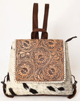 OHLAY OHG134 Cross Body Hand Tooled Hair-On Genuine Leather women bag western handbag purse