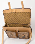 ADBGZ824 American Darling BRIEFCASE Hand Tooled Genuine Leather women bag western handbag purse