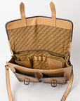ADBGZ824 American Darling BRIEFCASE Hand Tooled Genuine Leather women bag western handbag purse