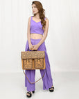 ADBGZ824 American Darling BRIEFCASE Hand Tooled Genuine Leather women bag western handbag purse