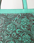 American Darling Tote Hand Tooled Genuine Leather women bag western handbag purse