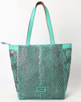 American Darling Tote Hand Tooled Genuine Leather women bag western handbag purse