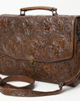 American Darling BRIEFCASE Hand Tooled Genuine Leather women bag western handbag purse