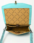 American Darling BRIEFCASE Hand Tooled Genuine Leather women bag western handbag purse