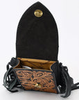 American Darling Adbga537 Cross Body I Hand Tooled Genuine Leather Women Bag Western Handbag Purse