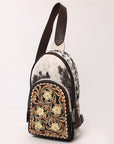 ADBGA546 American Darling SLING Hand Tooled Hair-on Genuine Leather women bag western handbag purse