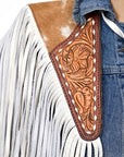 American Darling ADJW111 Genuine Leather Jewelry Necklace with Concho