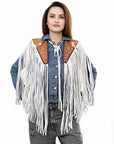 American Darling ADJW111 Genuine Leather Jewelry Necklace with Concho