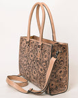 American Darling Tote Hand Tooled Genuine Leather women bag western handbag purse