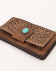 OHLAY WALLET Hand Tooled Genuine Leather women bag western handbag purse