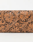 OHLAY WALLET Hand Tooled Genuine Leather women bag western handbag purse