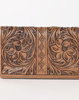 OHLAY WALLET Hand Tooled Genuine Leather women bag western handbag purse