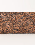 OHLAY WALLET Hand Tooled Genuine Leather women bag western handbag purse