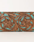 OHLAY WALLET Hand Tooled Genuine Leather women bag western handbag purse