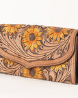 OHLAY WALLET Hand Tooled Genuine Leather women bag western handbag purse