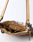 American Darling Hand Tooled Genuine Leather women bag western handbag purse